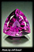 An expertly cut example of Four Peaks Amethyst.
