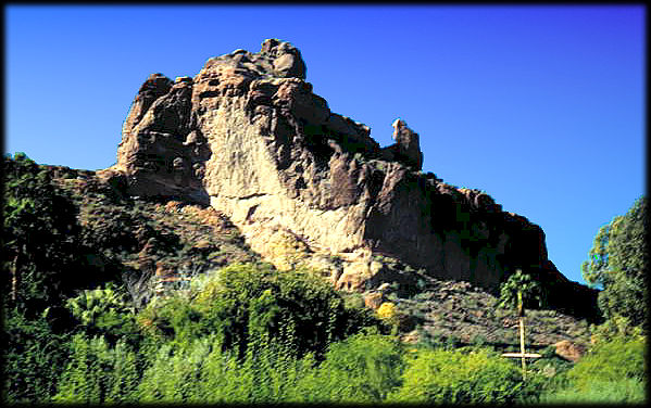 The Praying Monk from Sanctuary on Camelback Mountain, looking west.
