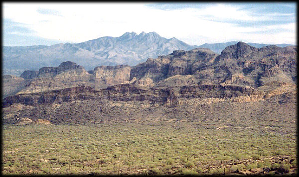 Four Peaks, near Phoenix, Arizona, is the source of Four Peaks Amethyst.