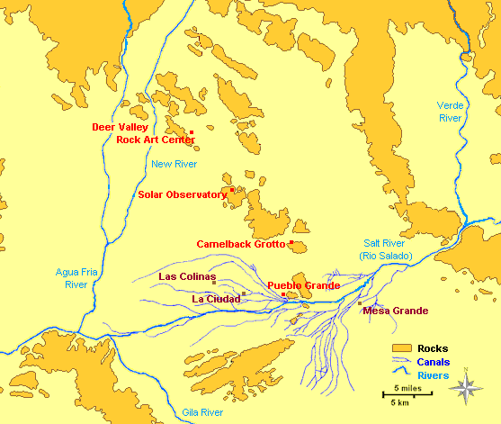 The Ancient Hohokam Canals of Phoenix and Tempe.