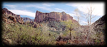 Battleship Mountain, in Central Arizona.