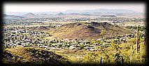 This is Moon Hill, in Phoenix. Is it a sad place to live?