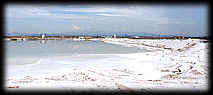 Evaporation pond at the Luke Salt Deposit, Glendale, Arizona.