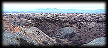 Diggings abound and the sand is even green on Peridot Mesa, near San Carlos, Arizona.