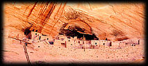 Ruins in Keet Seel Canyon, Arizona.